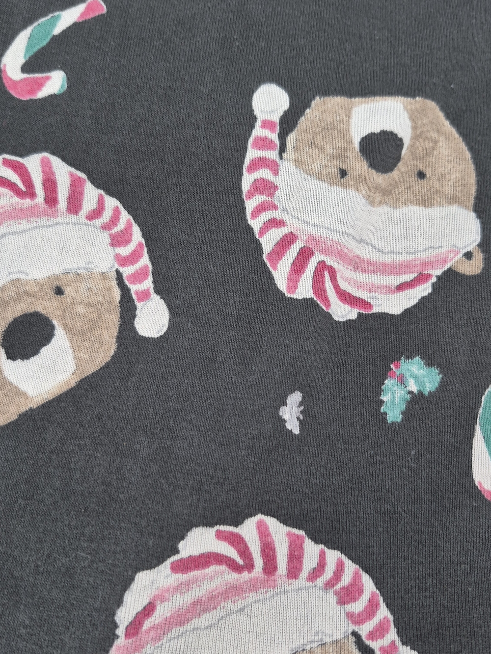 BURTS BEES Christmas Bear Baby Footed Pajama Organic Cotton 24 Months - Picture 8 of 11